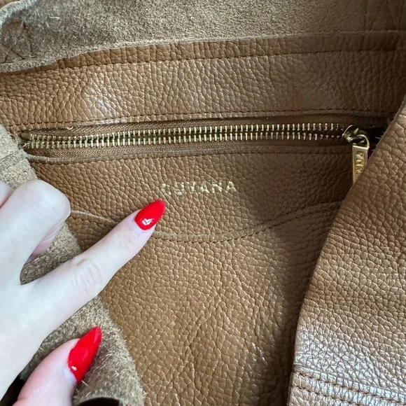 🍂Cuyana Leather Brown Shoulder Bag - Picture 4 of 13